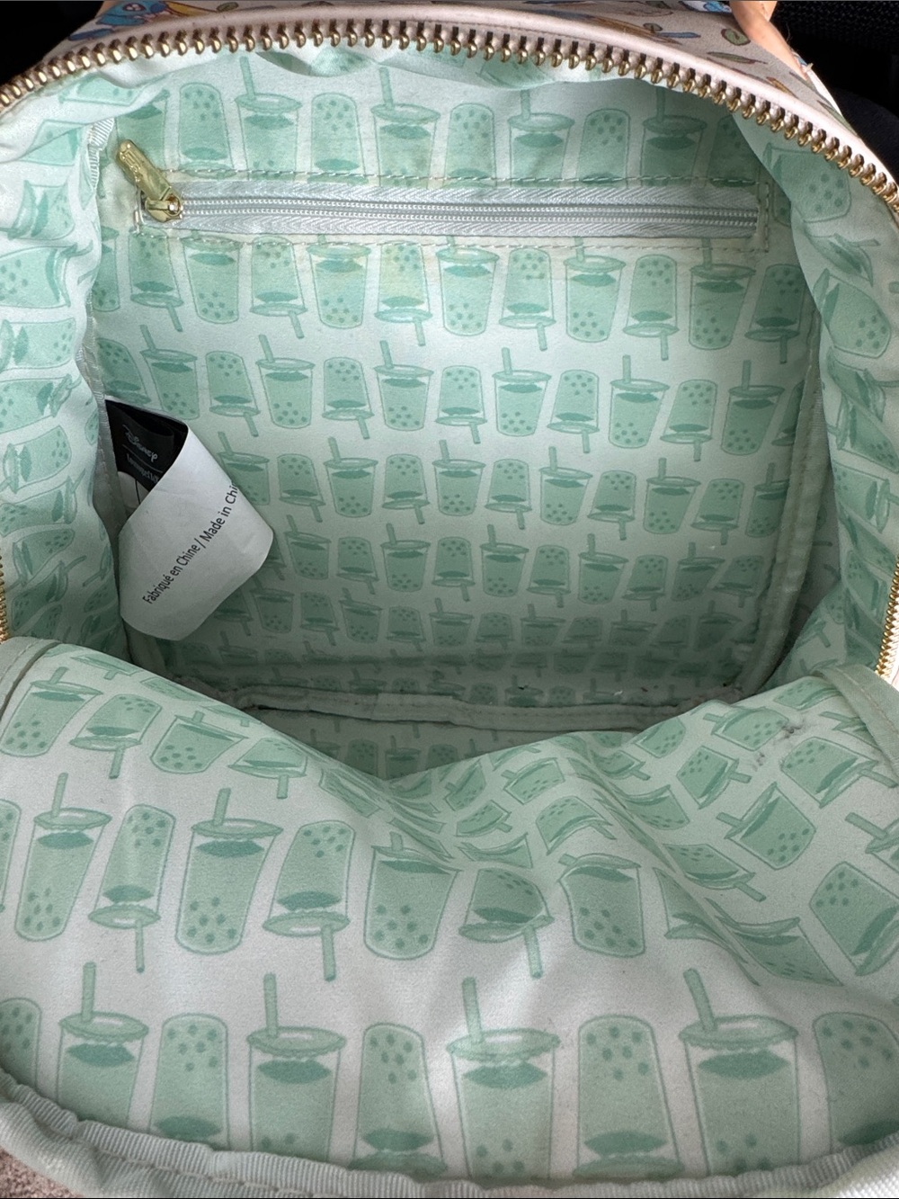 Disney Loungefly Stitch Boba & Scrump Mini Backpack - Cream & Tan - Picture 8 of 8
